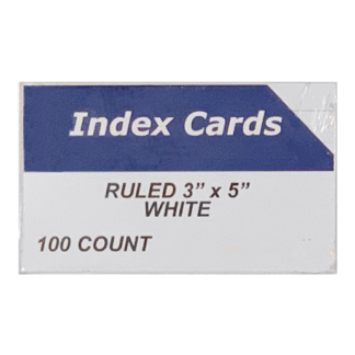 Index Cards, 100 ct, 3x5