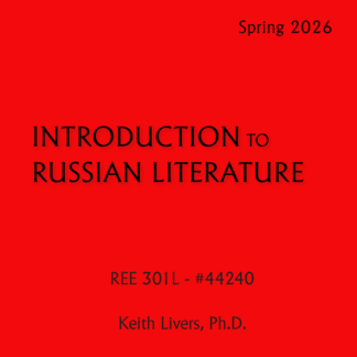 REE 301L - Introduction to Russian Literature