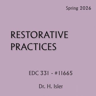 EDC 331 - Restorative Practices