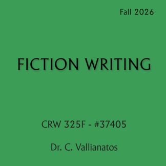 CRW 325F - Fiction Writing