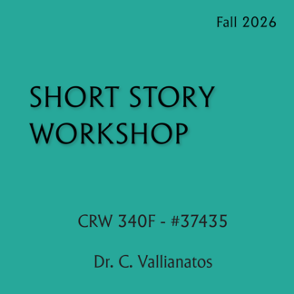 CRW 340F - Short Story Workshop